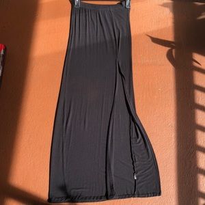Boohoo | maxi skirt with side slit